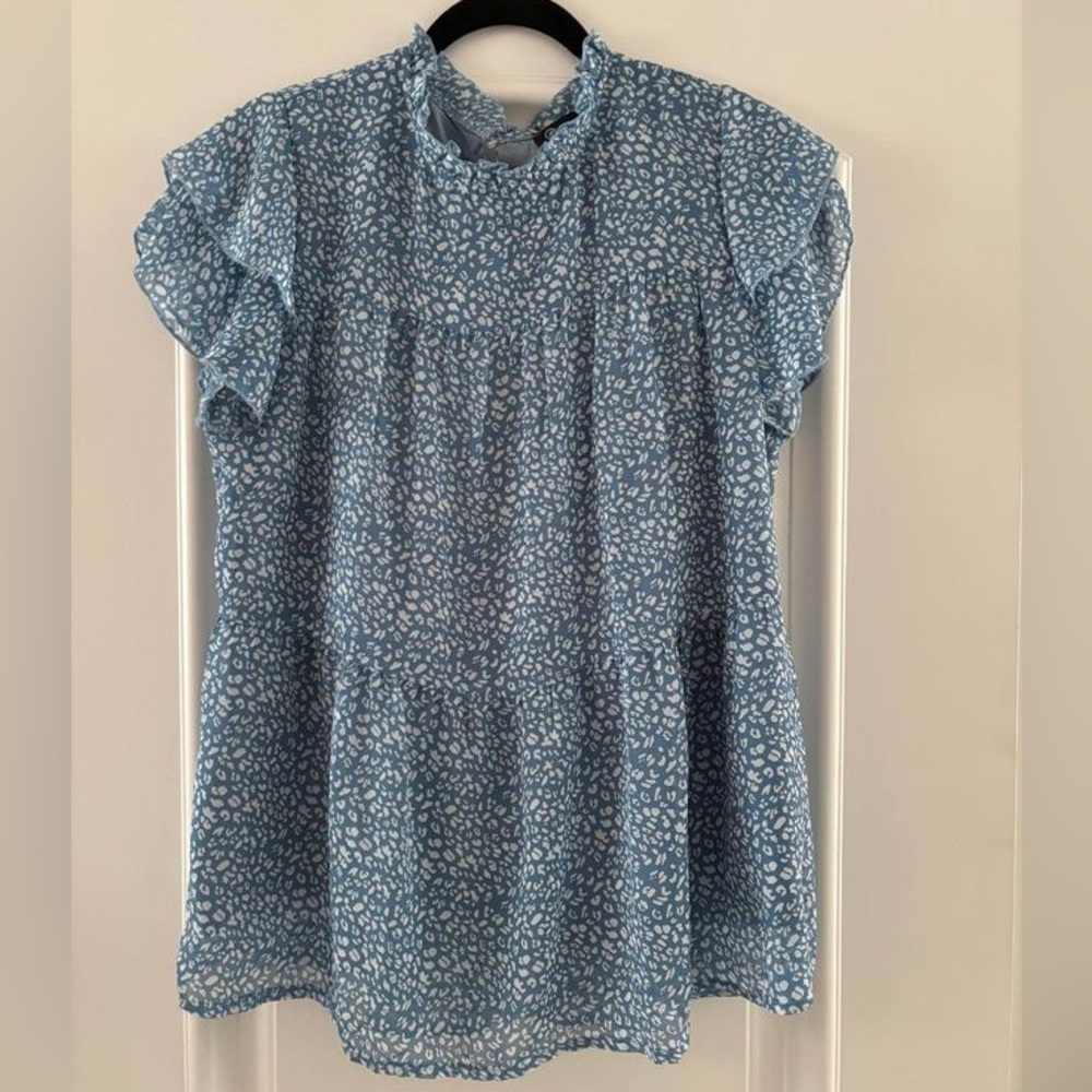 Prettygarden Floral Chiffon Blouse - New